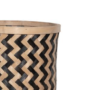 Pot bambou sur pieds - Différents formats - ø 26 x H 57 cm - Marron
