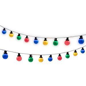 Guirlande boules LED - L 3 m - Multicolore - MOOREA