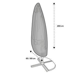 Housse de Protection pour parasol déporté - ø 80 x H 265 cm - Gris - MOOREA