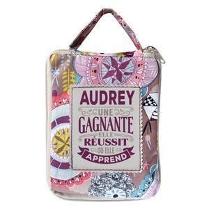 Sac personnalisé Audrey - 16 x 12 x 2 cm - Multicolore