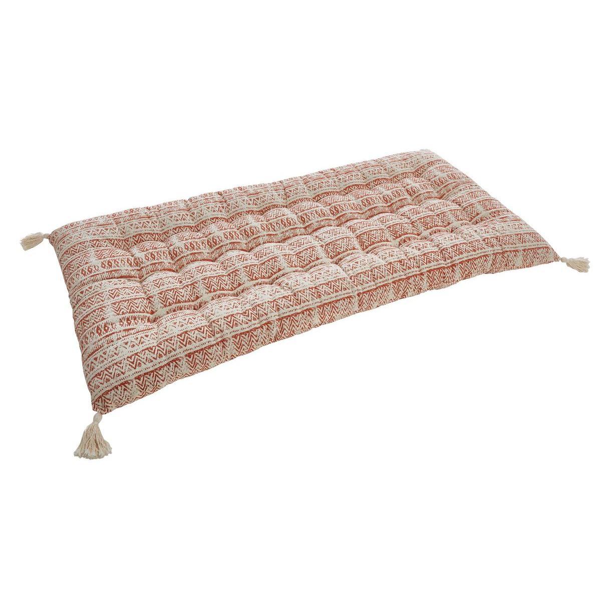 Coussin de sol long - 60 x 120 cm - Rose terre de sienne - K.KOON