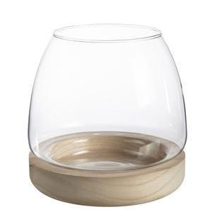 Vase Aquarium - ø 15 x H 15 cm - Différents modèles - Transparent