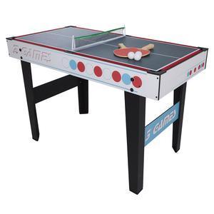 Table multi-jeux 3-en-1 - 121.5 x 60.9 x 76.7 cm - Multicolore