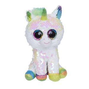 Peluche à sequins réversibles Licorne - 9.5 x 17 x 9.5 cm - Multicolore