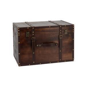 Malle de rangement valise - Différents formats (Taille S) - 48 x H 32 x 30.5 cm - Marron - K.KOON