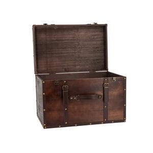 Malle de rangement valise - Différents formats (Taille S) - 48 x H 32 x 30.5 cm - Marron - K.KOON