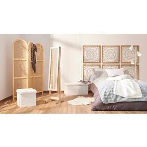 Paravent Clef des Songes - 120 x H 170 x 2 cm - Beige - K.KOON