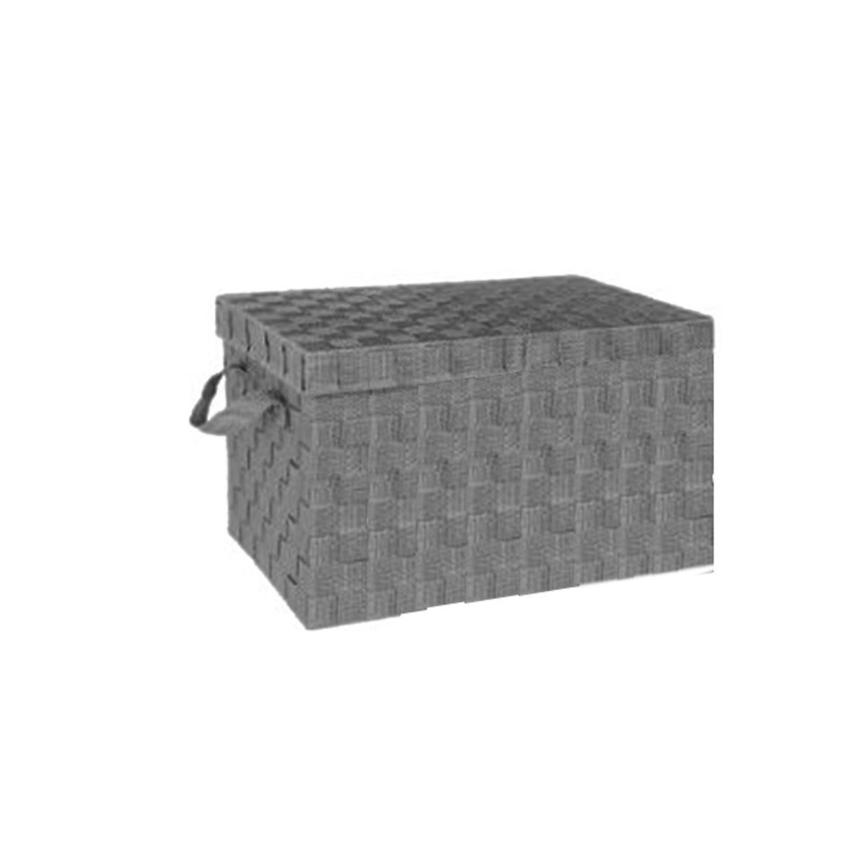 Boîte Emma - Différents modèles - Taille L - L 40 x H 26 x l 28 cm - Gris - K.KOON