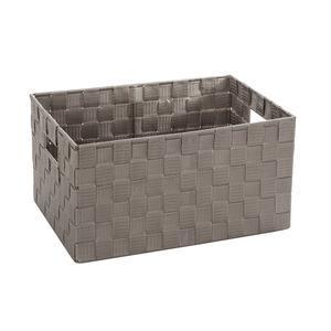 Panier à anses Emma - Différents modèles - Taille M - L 34 x H 18 x l 24 cm - Gris - K.KOON