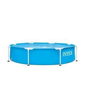 Piscine tubulaire - ø 244 x H 51 cm - Bleu - INTEX