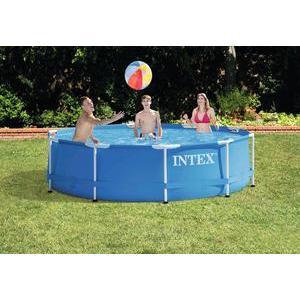 Piscine tubulaire - ø 244 x H 51 cm - Bleu - INTEX