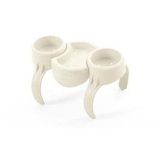 2 porte-verres + plateau pour spa Lay-z-spa - 35 x 20.5 x 23.5 cm - Blanc - BESTWAY