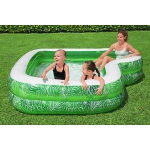 Piscine gonflable avec siège - 231 x 231 x H 51 cm - BESTWAY