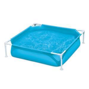 Piscine tubulaire enfant - 122 x H 30 x 122 cm - Bleu