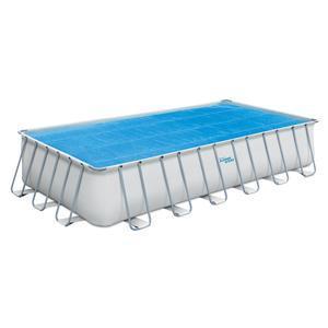 Bâche solaire pour piscine tubulaire rectangulaire - 732 x 366 cm - Bleu - SUMMER WAVES