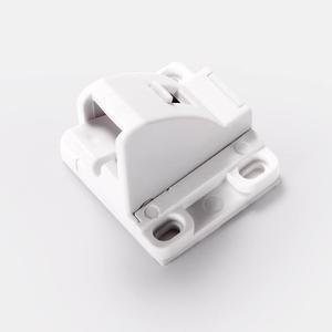 Bloque-porte invisible pour tiroir et placard + clef magnétique - 3.5 x 3.5 x 3.5 cm - Blanc - UPTECH