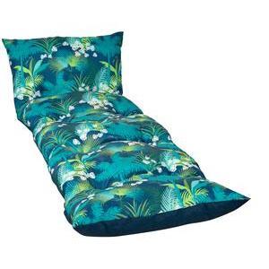 Matelas Plat pour Bain de Soleil Goa - L 187 x H 3 x l 57 cm - Bleu