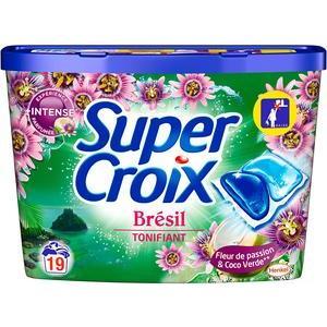 Lessive pods Super Croix Brésil 19 doses