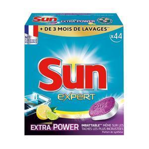 Tablettes de lave-vaisselle Expert Extra Power - 44 tablettes - SUN