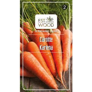 Semence végétale - 1 sachet de 14 x 8 cm - Carotte Karlena