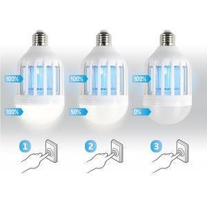Ampoule E27 UV anti-moustiques - ø 6 cm - Blanc