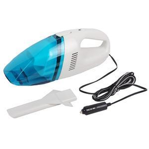 Aspirateur voiture sans sac - 28 x H 12.5 x 11 cm - Bleu, blanc