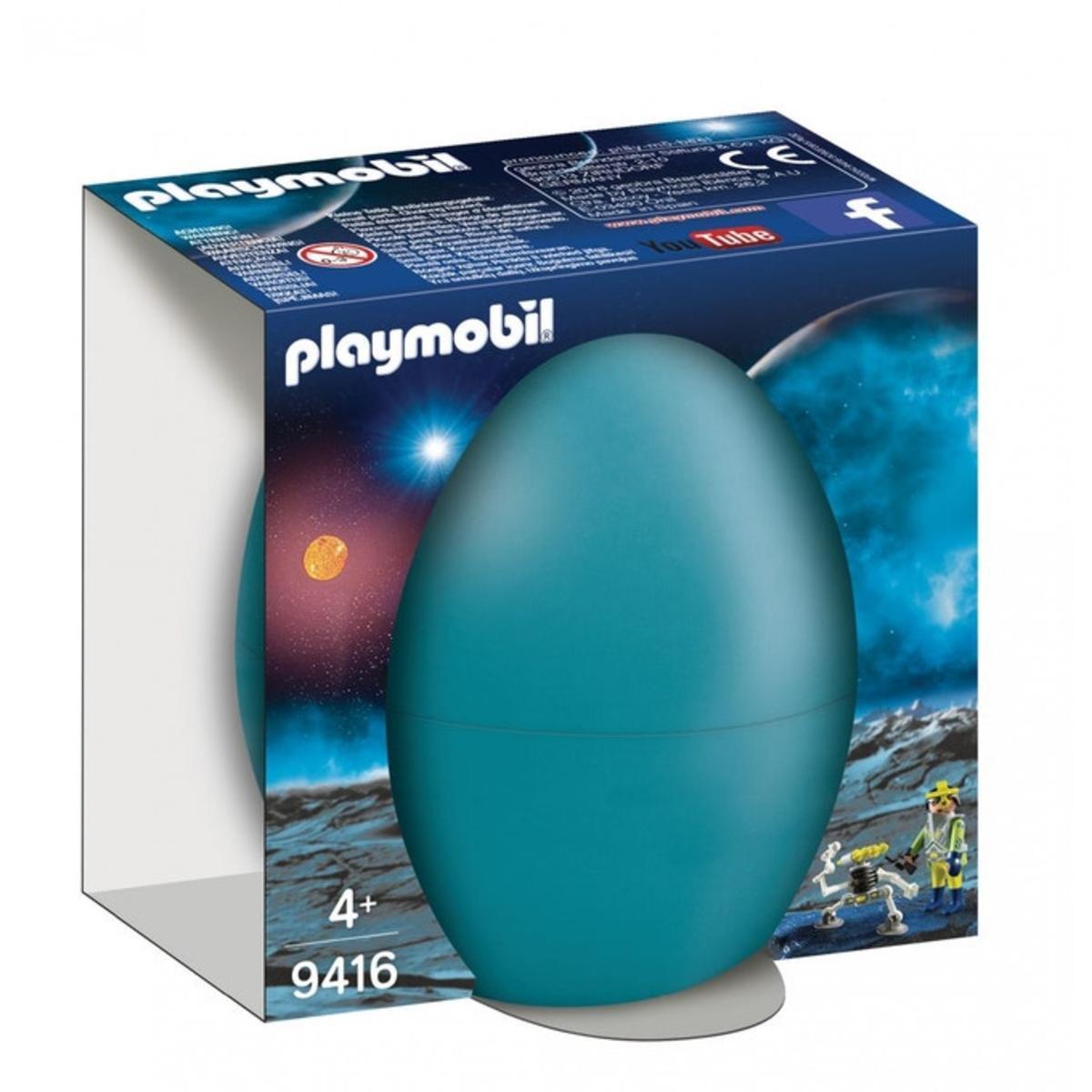 Œuf surprise Playmobil - Édition Galactique - ø 9 x H 11.8 cm - Bleu - PLAYMOBIL