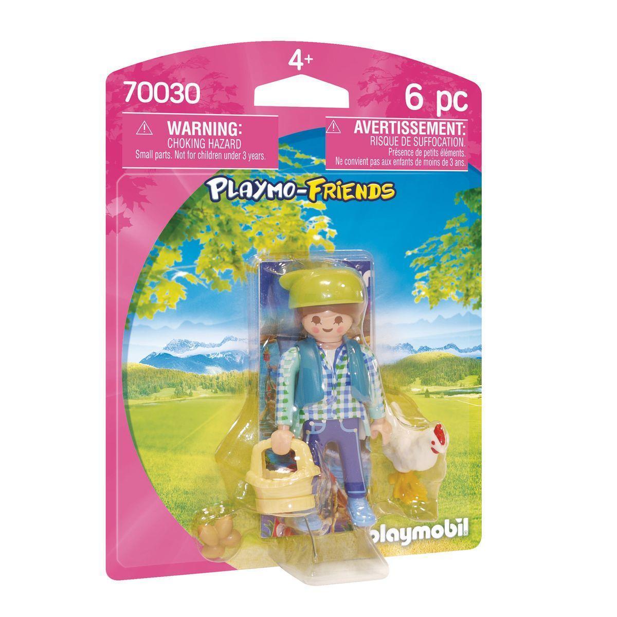 Fermière de basse - cour - L 12 x H 16 x l 3.8 cm - Multicolore - PLAYMOBIL