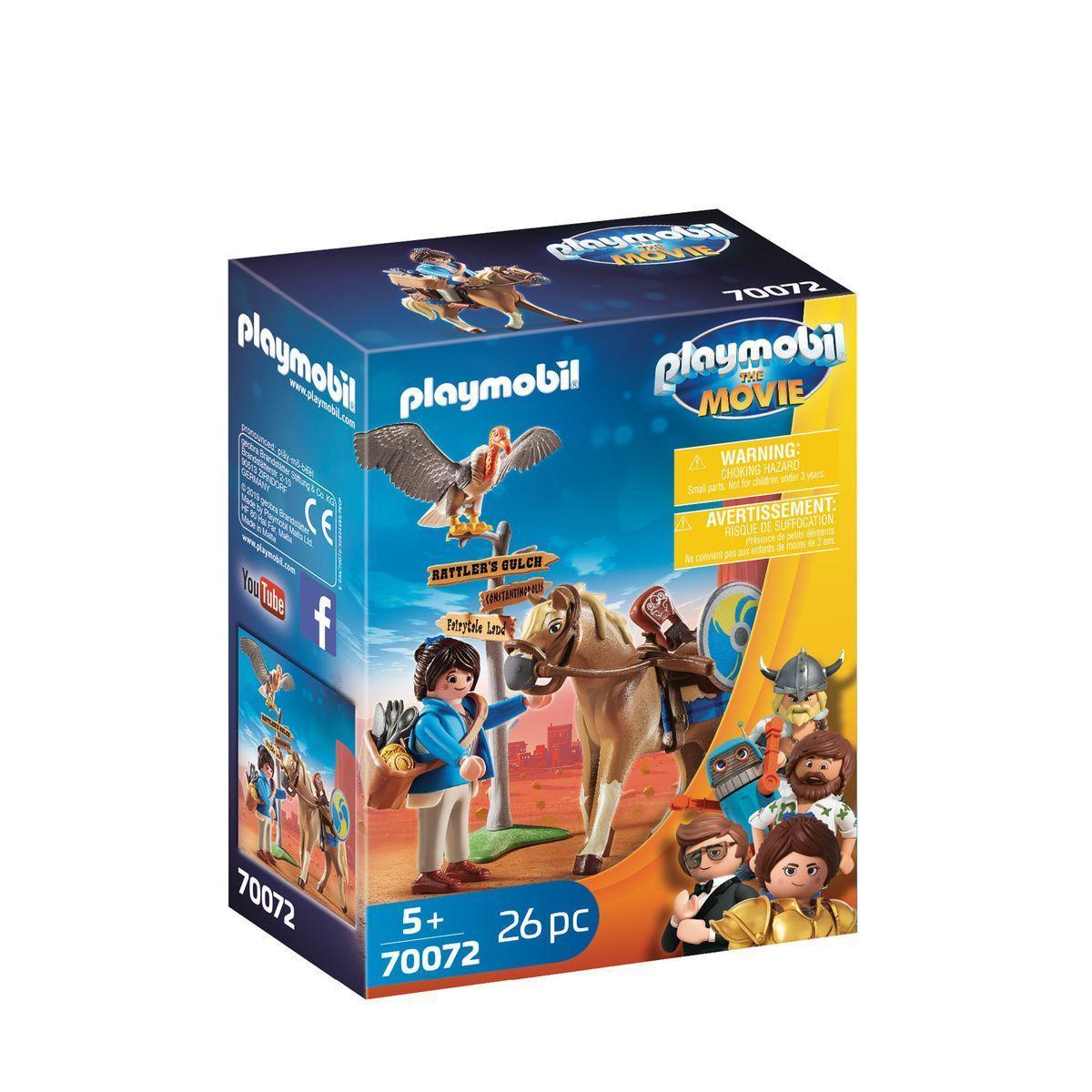 Marla et son cheval - L 14.2 x H 18.7 x l 7.2 cm - Multicolore - PLAYMOBIL