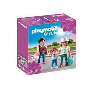 Sortie shopping City Life - L 14.2 x H 14.2 x l 4.1 cm - Multicolore - PLAYMOBIL