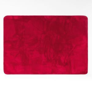 Tapis Flanou en flanelle - 120 x 170 cm - Rouge carmin