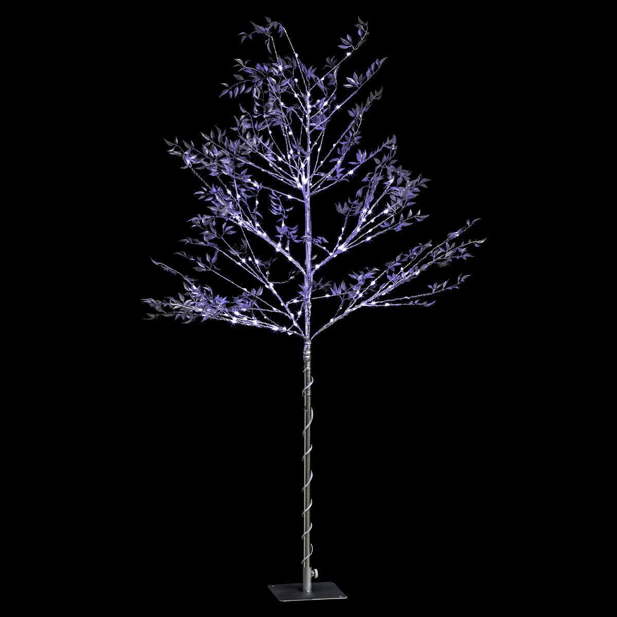 Decoration electrique arbre silver h120 160 led