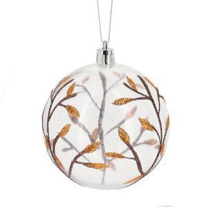 Boule de Noël Branches d'Automne - ø 8 cm - Transparent - FAIRY STARS