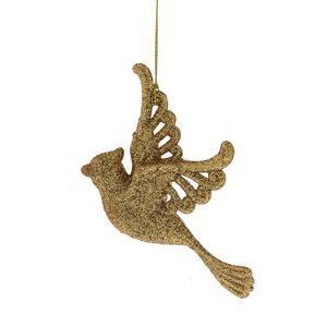 Suspension de Noël dorée Oiseau en vol - 9 x 2 x 14 cm - Or - FAIRY STARS