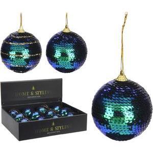 Boule de Noël à sequins effet écailles - ø 8 cm - Différents modèles - Multicolore