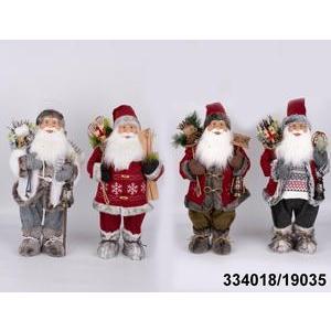 Père Noël debout - Différents modèles - 19 x H 59.5 x 28.5 cm - Multicolore