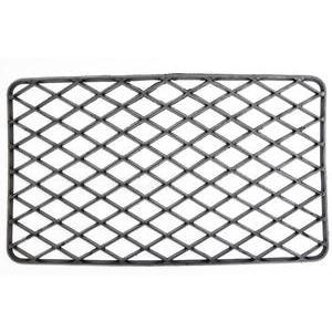 Tapis - 34 x 58 cm - grille PVC - Noir