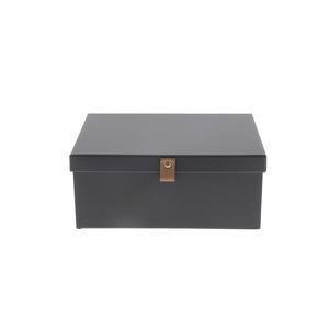 Boîte de rangement - 27 x 19 x H 11.5 cm - Noir - K.KOON