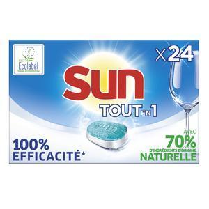 Tablettes de lave-vaisselle Classic tout-en-un - 24 tablettes - SUN