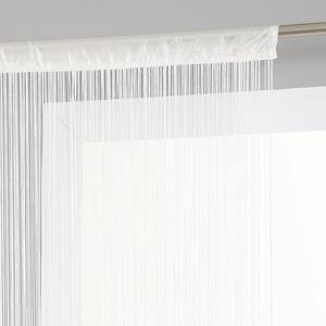 Rideau Fil - L 240 x l 120 cm - Blanc - ATMOSPHERA