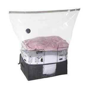 Sac compresseur sous-vide - 60 x H 25 x 45 cm - Gris, transparent - 5FIVE