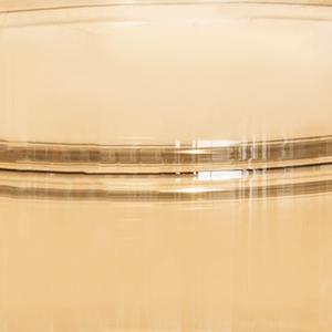 Vase plat avec ligne Shine - ø 23,5 x H 23,5 cm - ATMOSPHERA