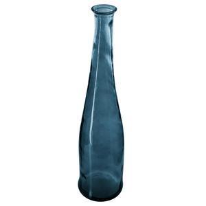 Vase long verre recyclé orage H 80