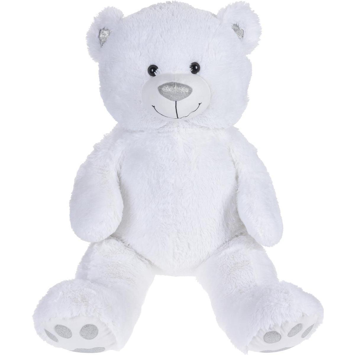 PELUCHE OURS 130CM BLANC