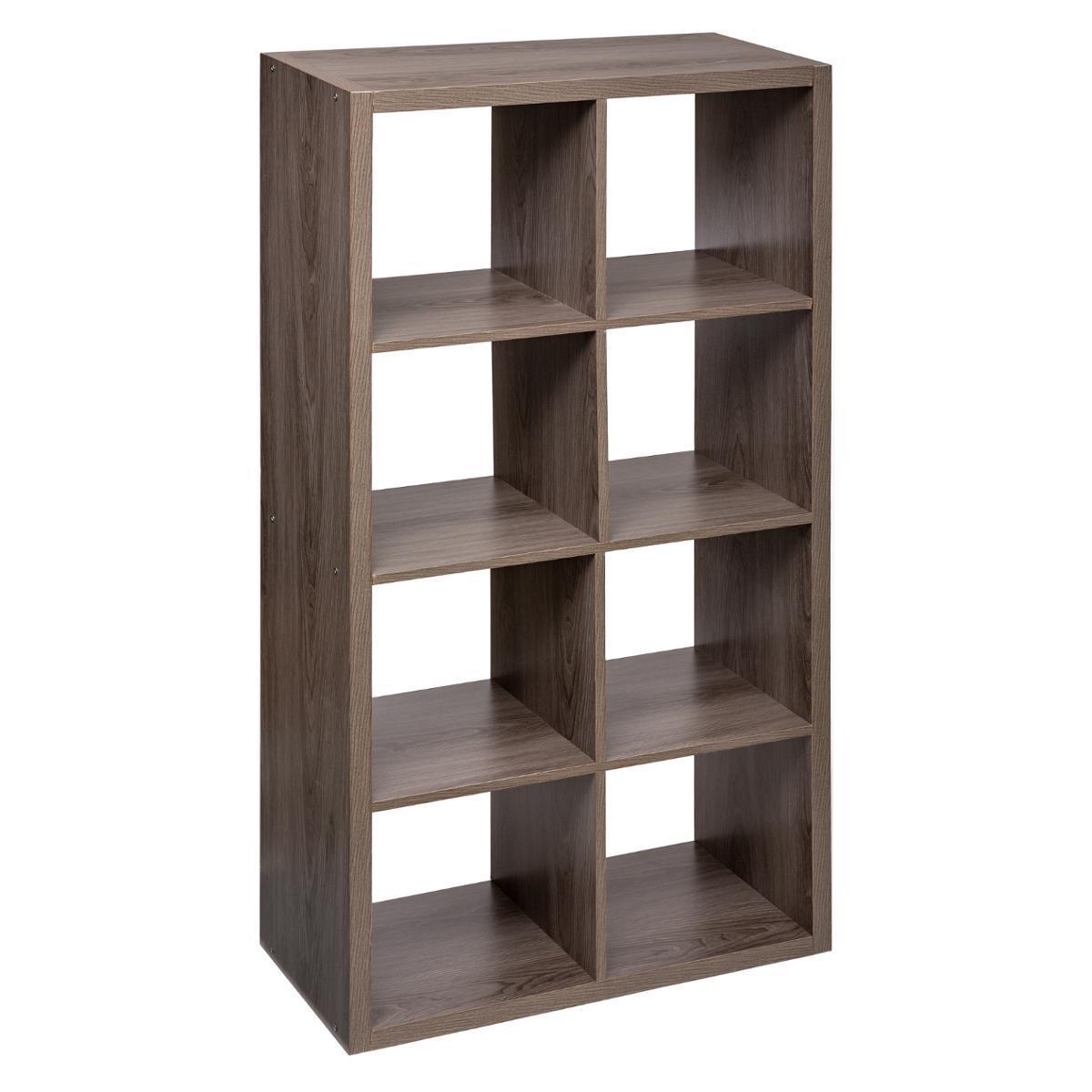 Etagere 8 cases mix epais