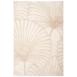 Tapis Fleuri - L 150 x l 100 cm - Différents modèles - Beige