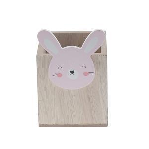 Porte-crayons ours ou lapin - L 8 x H 12 x l 8 cm - Différents modèles - Rose, gris, beige - MINI K.KOON