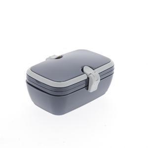 Boîte à goûter - L 19.3 x H 9 x l 14.5 cm - Différents modèles - Bleu