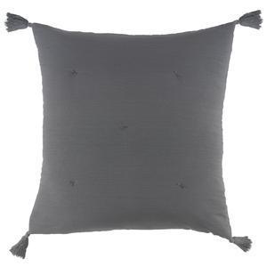 Housse de coussin Dune - 60 x L 60 cm - Gris anthracite