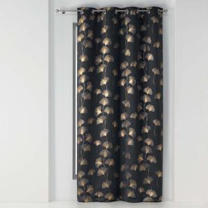 Rideau Ginkgold - 135 x L 240 cm - Gris anthracite